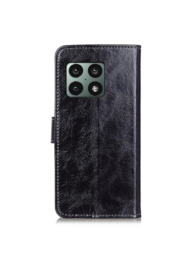 S-TOP Case For OnePlus 10 Pro Retro Crazy Horse Texture Horizontal Flip Leather Case with Holder & Card Slots & Photo Frame & Wallet - Image 3