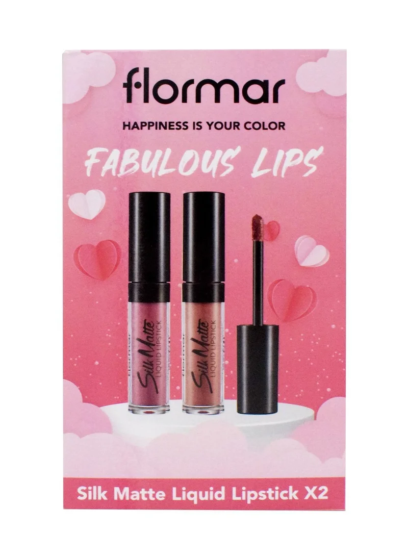 flormar Flormar Silk Matte Liquid Lipstick 2Pc Value Pack