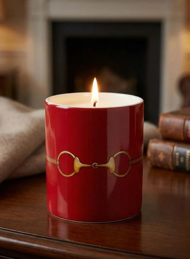 Silsal Fares Oud Wood Candle Red - 150g