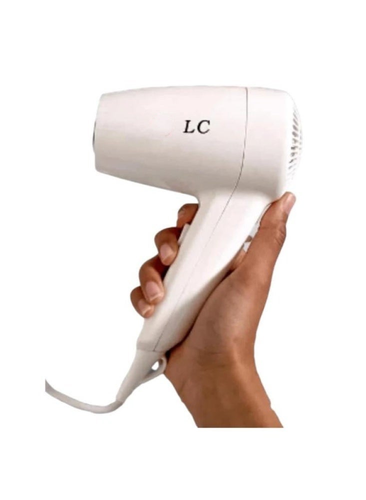 ال سي مجفف شعر كهربائي جداري مع حامل – مجفف هواء ساخن مدمج للحمامات والفنادق - Image 1