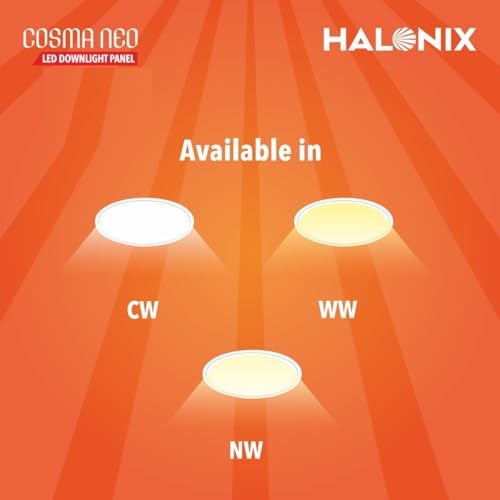 Halonix 12W Cosma Neo 6500K Cool White Recess Square led downlighter | Pack of 4 | Cut Out: 6 inch | LED Ceiling Light for Home and Hall - Image 5