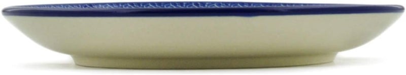 Polmedia Polish Pottery طبق حلوى بولندي أصيل بتصميم الأميرة في فستان أحمر مصنوع يدويًا في بولسوافيا بولندا بواسطة سيراميكا أرتيستشنا شهادة الأصالة - Image 3