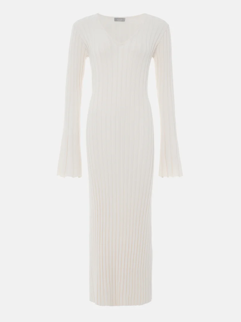 Lichi Ribbed jersey maxi dress