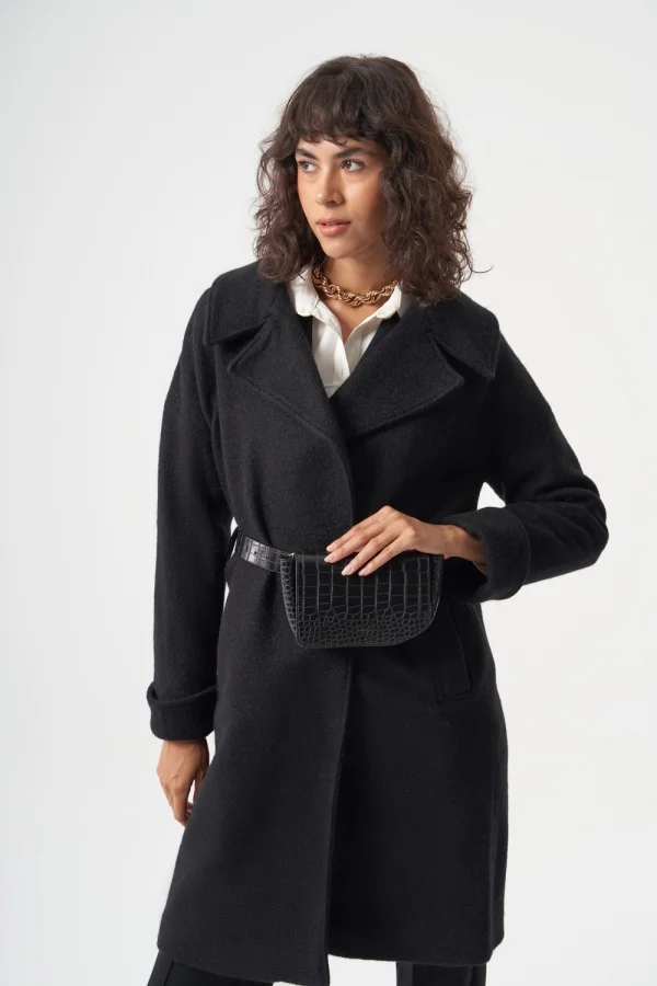 MIZALLE Coat With Bag