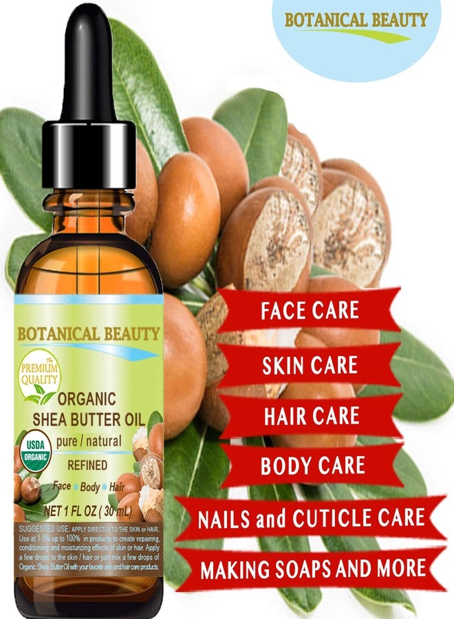 Botanical Beauty Organic SHEA BUTTER OIL 100% Pure Natural Undiluted Refined Cold Pressed Carrier Oil for Face, Skin, Hair, Lip, Nails. African Shea (Karite) Nut Oil (1 Fl Oz) - Image 4