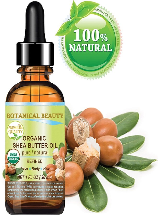 Botanical Beauty Organic SHEA BUTTER OIL 100% Pure Natural Undiluted Refined Cold Pressed Carrier Oil for Face, Skin, Hair, Lip, Nails. African Shea (Karite) Nut Oil (1 Fl Oz) - Image 3