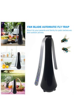 KASTWAVE Fly Repellent Fan for Flies Bedbug, Insects Food Protector Electric Fan Portable Fly Trap Lightweight Soft Blades Keep Flies Bug away from Food Outdoor Picnic  - Image 4