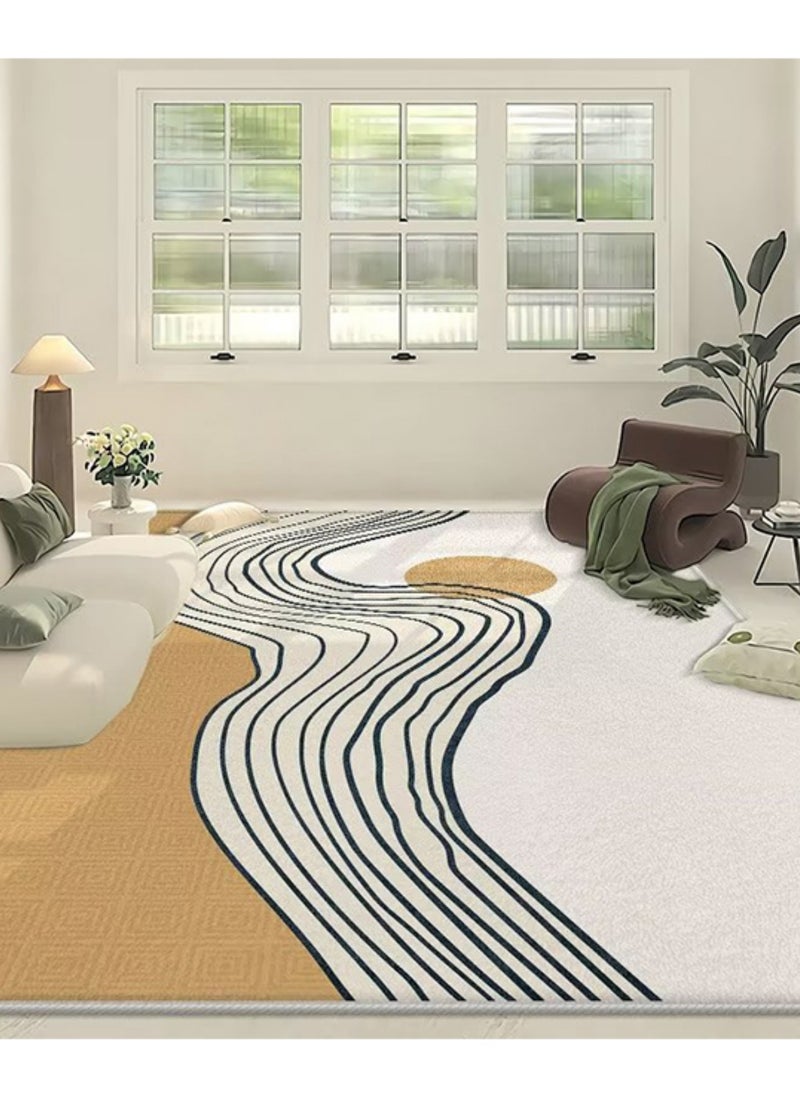 Sharpdo Modern Style Area Rug Non-Slip Super Soft Touch Living Room Bedroom Kitchen Decoration Of Carpet Floor Rug Rectangular 200x300cm  - Image 1