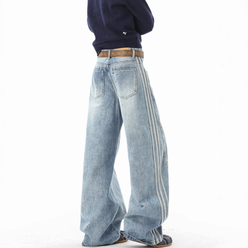 Unisex Casual Daily Denim Jeans - Image 5