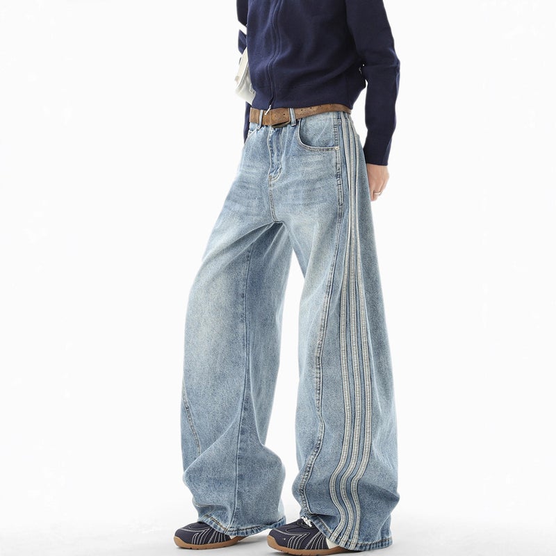 Unisex Casual Daily Denim Jeans - Image 3