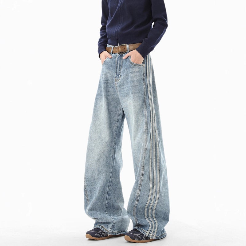 Unisex Casual Daily Denim Jeans - Image 1