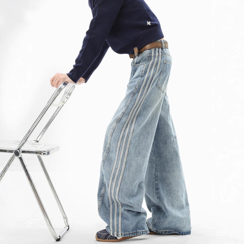 Unisex Casual Daily Denim Jeans - Image 2