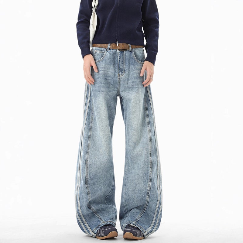 Unisex Casual Daily Denim Jeans - Image 4