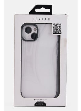 LEVELO iPhone  14 Plus Sensa Clear Back Phone Case, Transparent  - Image 1