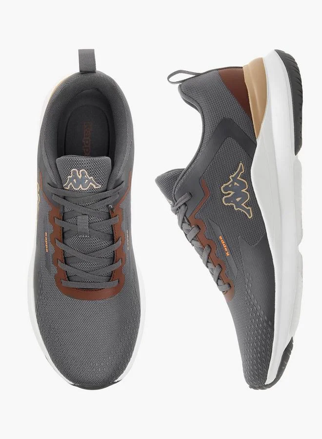 Kappa Men Logo Print Lace-Up Sports Shoes