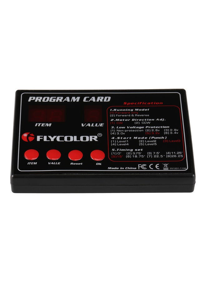 NIBEMINENT Programing Card for RC Boats ESC 10 x 2 7cm - Image 1