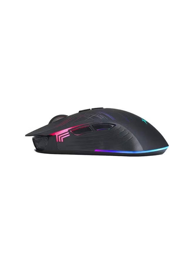 Xtrike Me GM-510 RGB Gaming Mouse, 4800 DPI, 7 Programmable Buttons, Ergonomic Design - Black - Image 1