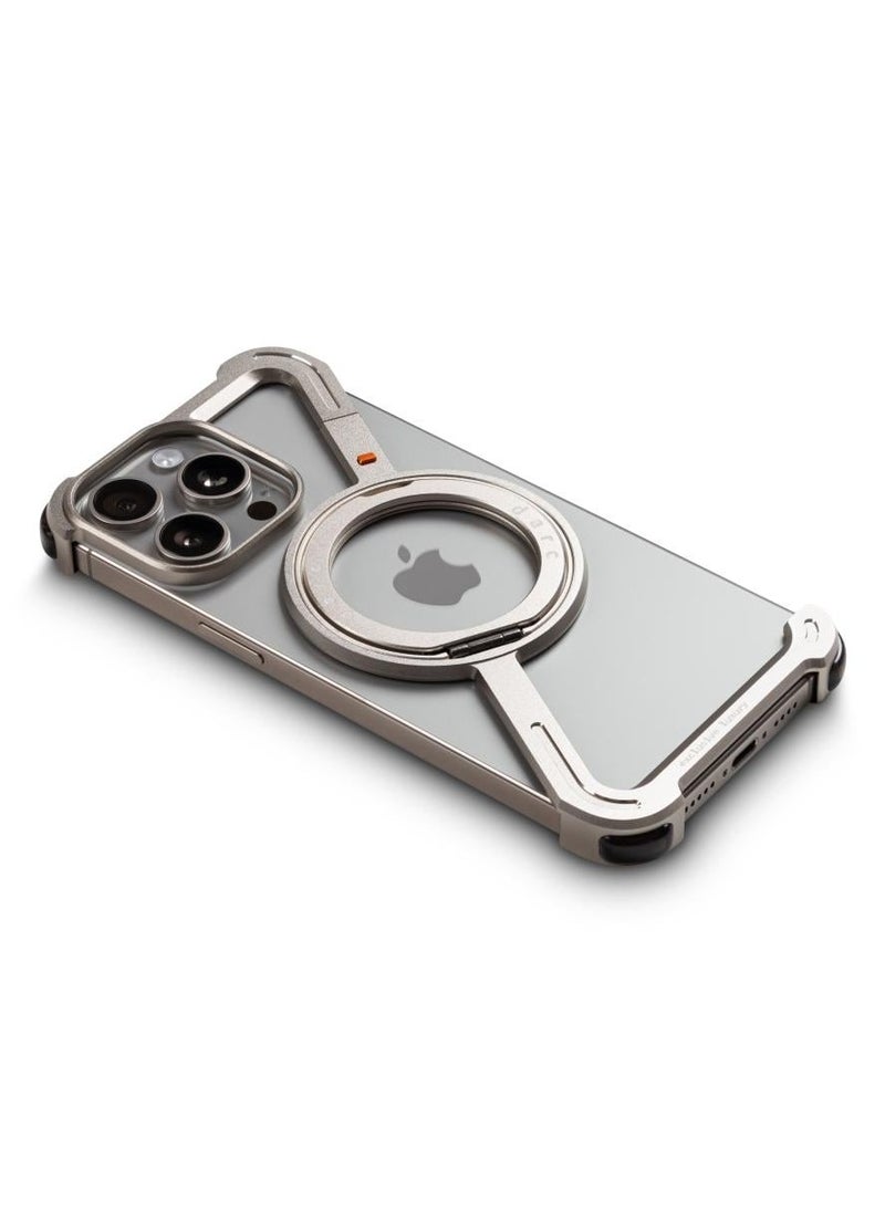 darc Dark iPhone 16 Pro Max Z Case with MagSafe Stand, gold titanium  - Image 3