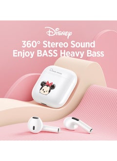 Disney Wireless Kids Headphones F12 TWS Bluetooth 5.2 Earbuds Headsets White Winnie The PoohSensitive Microphone, Fast Charging, HIFI Bass, AAC High-Definition Audio Decoding  - Image 4