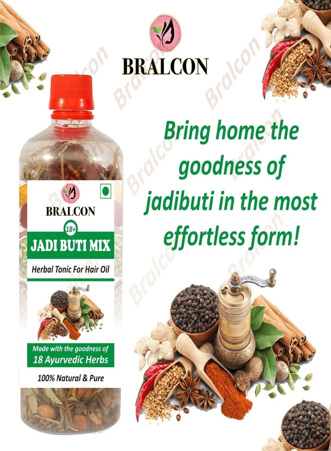 برالكون زيت الشعر العشبي برالكون جاديبوتي ميكس - 100 مل | مصنوع من مكونات طبيعية ونقية 100% - 18 عشبة أيورفيدية - Image 2