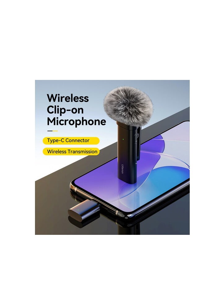 Ulanzi - WM-10 USB-C Wireless Clip-on Microphone For Smartphone Or Tablet - Image 1