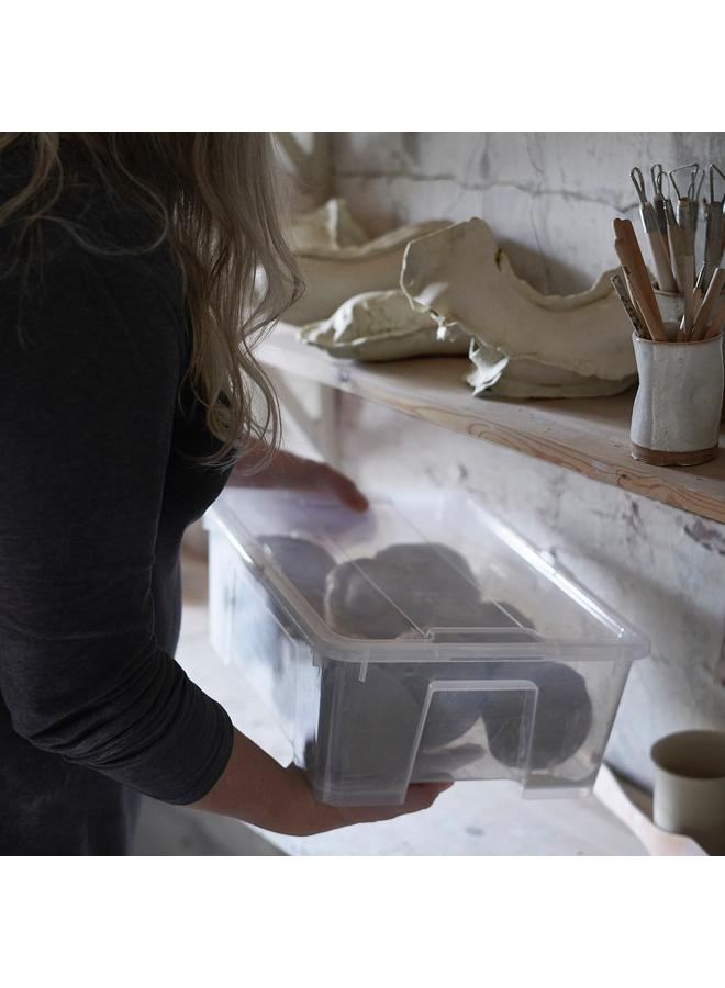 Box with lid, transparent, 39x28x14 cm/11 l - Image 3