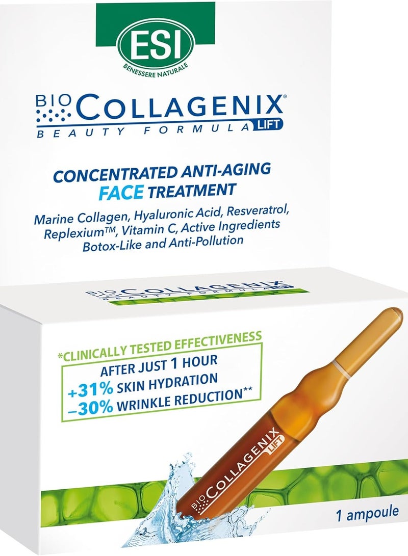 اي اس آي بايوكولاجينيكس، أمبولة واحدة × 3 مل علاج الوجه المركز المضاد للشيخوخة - Image 1