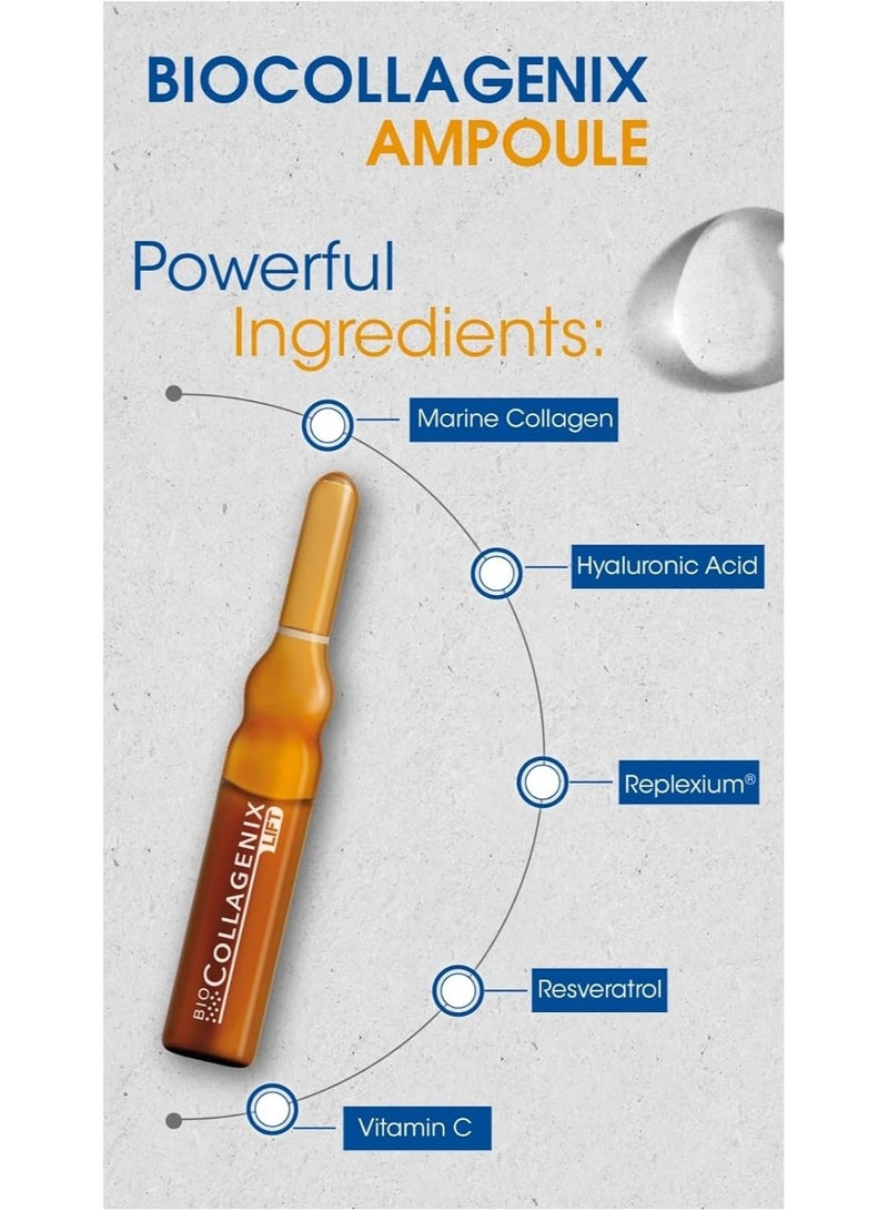 اي اس آي بايوكولاجينيكس، أمبولة واحدة × 3 مل علاج الوجه المركز المضاد للشيخوخة - Image 4