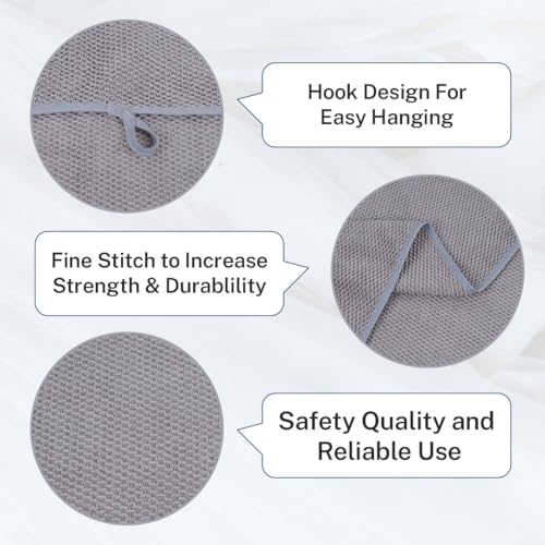 Fezora® Microfiber Contler Towels for Bath | Towels for Bath Large Size Bath Towel - Soft & Absorbent | 320 GSM | 1 Piece Bath Towel for Men/Women | 70 cms x 140 cms (Grey) - Image 2
