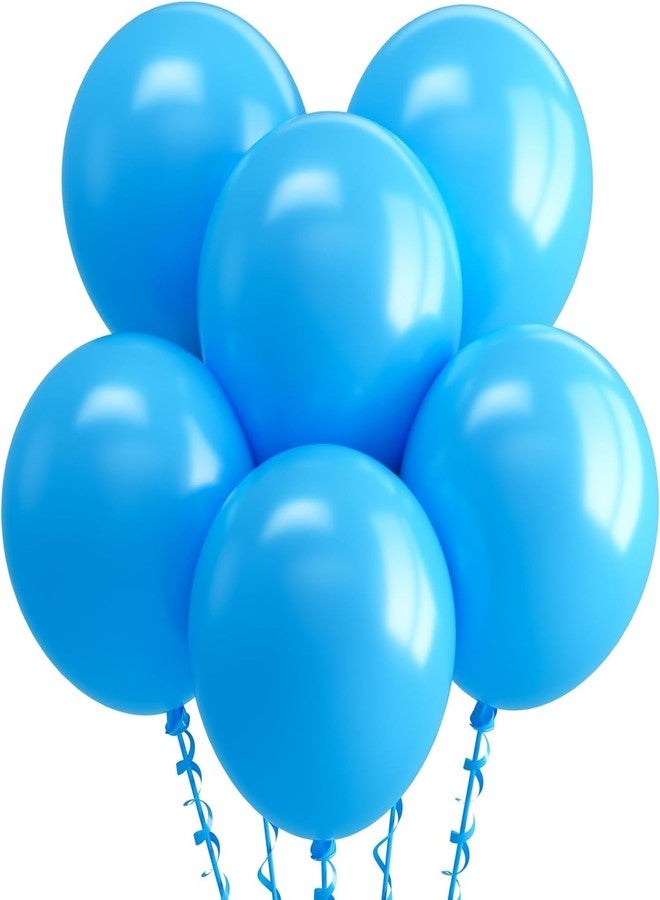 FI - FLICK IN 5 Pcs Big Jumbo Light Blue Balloon for Themed Birthday Decoration Giant Large Latex Balloons for Photo Shoot, Wedding, Baby Shower, Birthday Party (Pack of 5) - Image 1