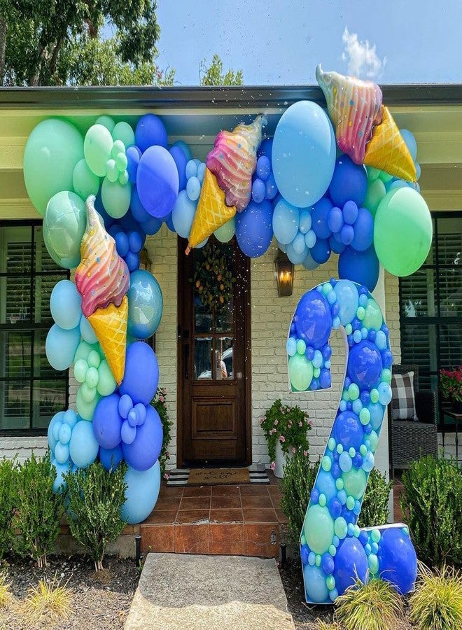 FI - FLICK IN 5 Pcs Big Jumbo Light Blue Balloon for Themed Birthday Decoration Giant Large Latex Balloons for Photo Shoot, Wedding, Baby Shower, Birthday Party (Pack of 5) - Image 5