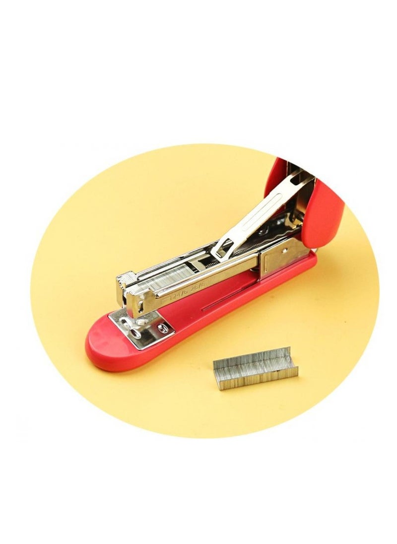 AIWANTO Aiwanto Desktop Stapler With 1000Pcs Stapler Pin And Staple Remover For Office School And Home (Pink)  - Image 4