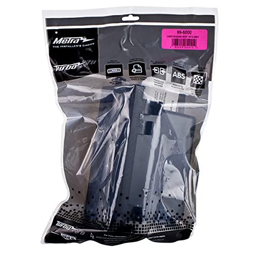 Metra 99-6000 Single DIN Installation Kit for 1974-2003 Chrysler, Dodge, Eagle, Jeep, and Plymouth Vehicles,Black - Image 2