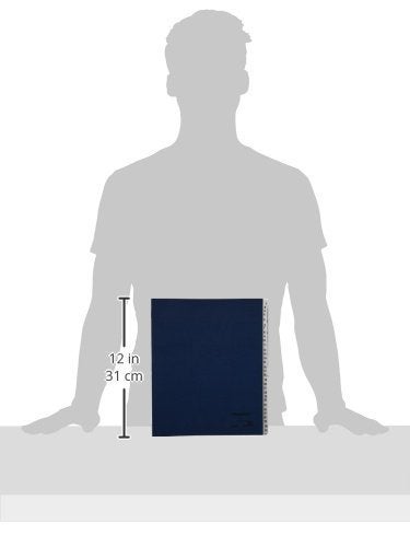 Pendaflex DDF5OX Expanding Desk File, 1-31/Jan-Dec, Letter, Acrylic-Coated Pressboard, Dark Blue (DDF5-OX) - Image 3