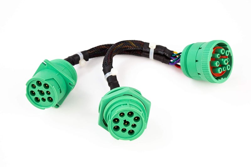 YPP TYPE2 SAE J939 Splitter Y Cable 9pin Data Power Extension Cable for Truck ELD GPS Tracker Diagnostic Tools - Image 1