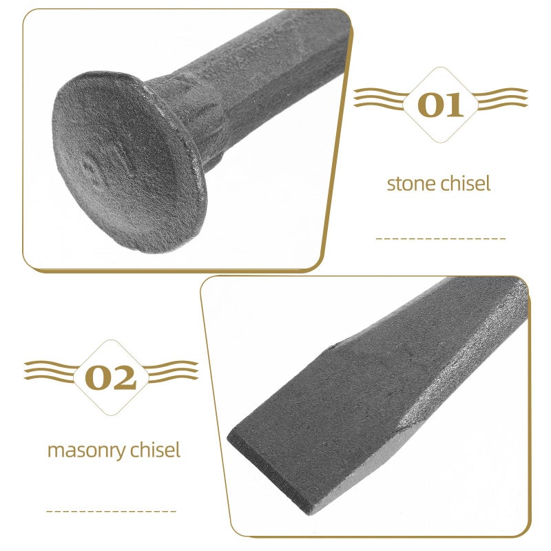 Flat Head Masonry Chisel 30mm Steel Carpenter Carving Tool For Concrete Work - Image 4