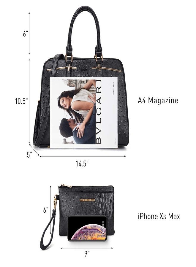 داسين حقيبة يد نسائية، محفظة، حقيبة كتف، حقيبة هوبو، حقيبة يد بمقبض علوي، طقم من قطعتين بثلاثة أقسام - Image 3