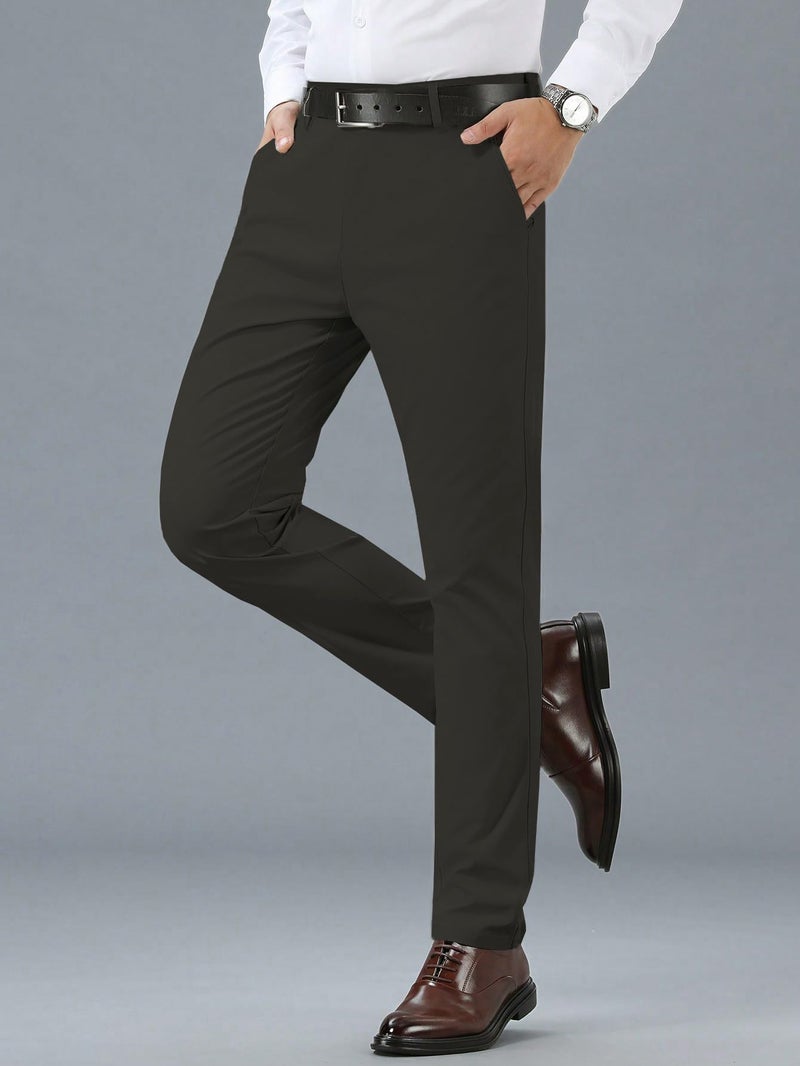 TAGDO® Men's Cotton Casual Trouser |Trousers for Man |Formal Pant for Man |Cotton Pants for Men (Trouser-2042-Coffee-40) - Image 2