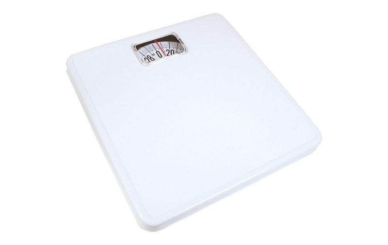 Taylor Precision Products White Square Mechanical Bath Scale - Image 3