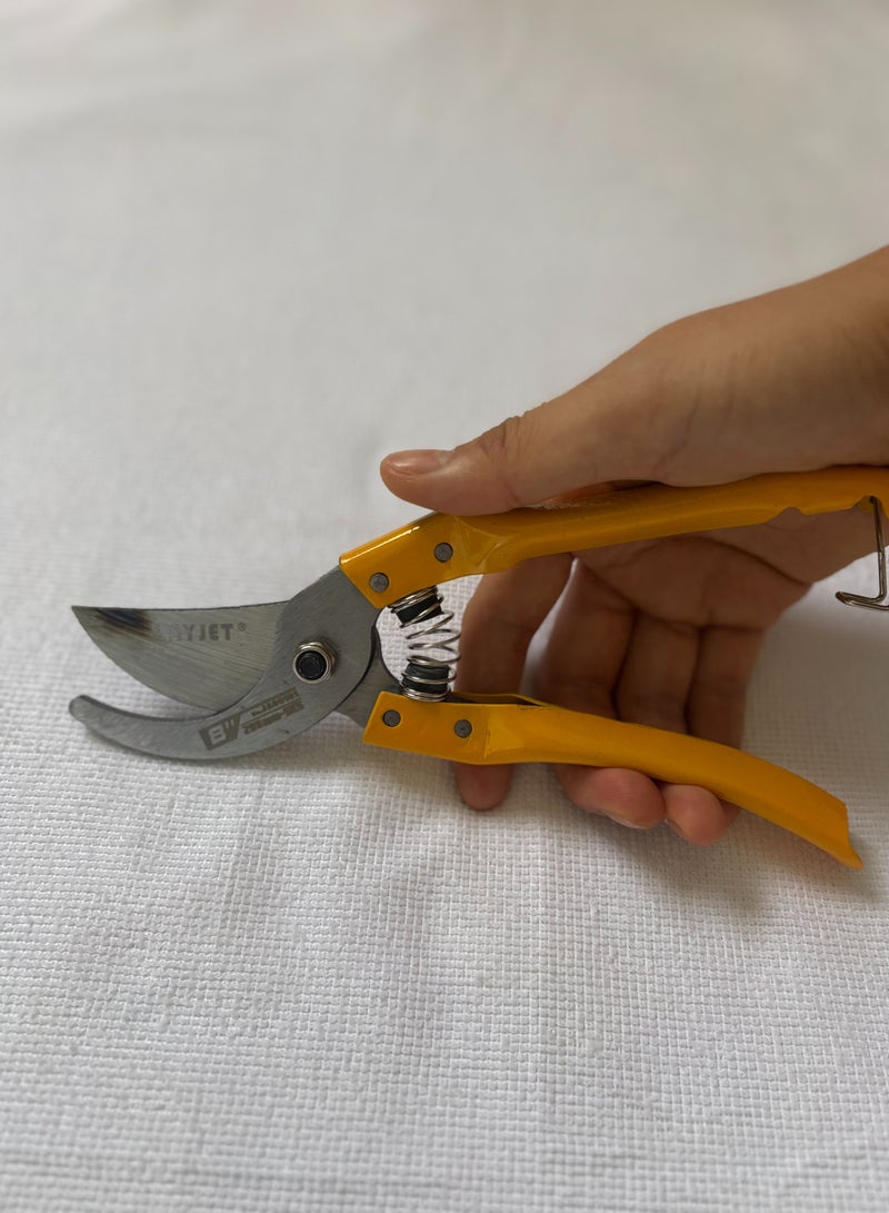 RAYJET 8-inch high carbon steel branch shears | labor-saving and non-slip | easily cut thick branches | essential for gardening pruning | durable and rust-proof!  - Image 4