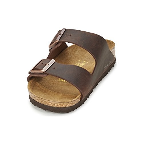 Birkenstock Unisex Arizona Soft Footbed Habana Oiled Leather Sandals - 38 N EU / 7-7.5 2A(N) US - Image 3