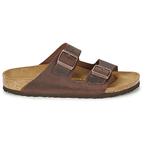 Birkenstock Unisex Arizona Soft Footbed Habana Oiled Leather Sandals - 38 N EU / 7-7.5 2A(N) US - Image 2