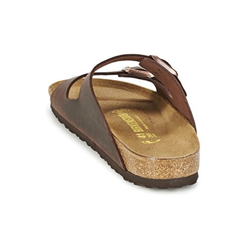 Birkenstock Unisex Arizona Soft Footbed Habana Oiled Leather Sandals - 38 N EU / 7-7.5 2A(N) US - Image 5