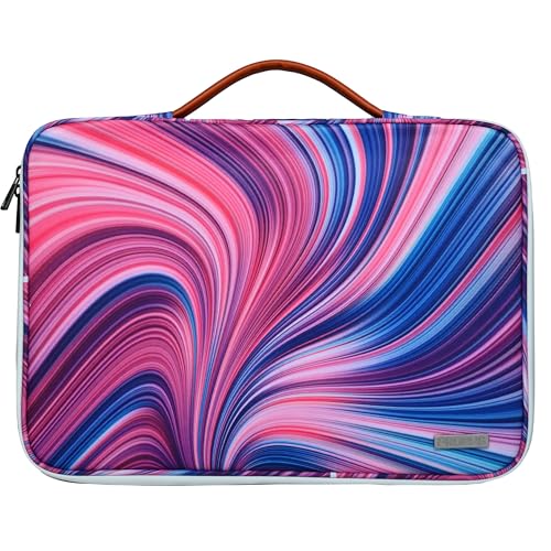 Probus Abstract Swirling Printed Canvas Tablet Sleeve Case Cover for Upto 11.5 inch for iPad 10.2/iPad 10.9/Pro 11/iPad 9.7/Lenovo Tab/Oppo Pad Air/Realme Pad X/Xiaomi pad 5/Redmi Pad Tablets - Image 1