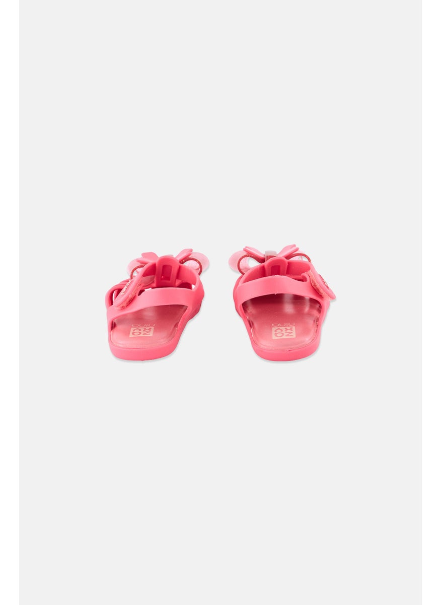 Zaxy Toddlers Girl Velcro Sandals, Pink  - Image 4