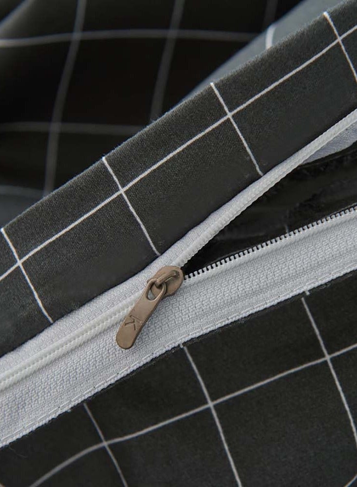 Sharpdo 4 Pieces Bed Sheet Set Luxury Cotton Microfiber Soft Quilt Set with 1 Comforter/Quilt Cover, 1 Flat Sheet and 2 Pillowcases Single 2.2m(220*240cm) Bed - Image 4