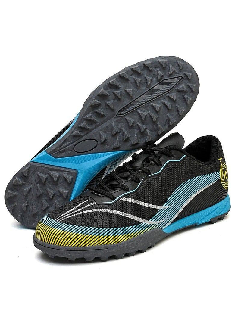SKT Shiketro Men's and Women's Low-Top Soccer Shoes, Professional Adult Training Shoes Anti-Slip Breathable Outdoor Sports Shoes, Mesh Track and Field Running Shoes