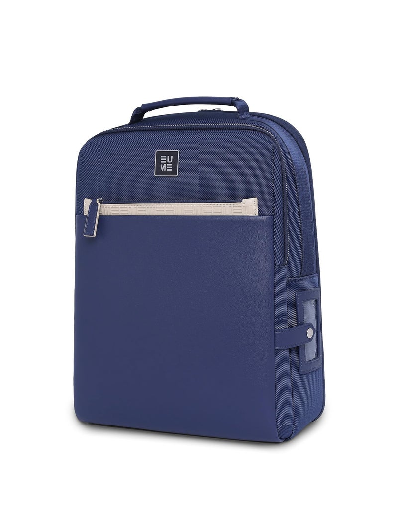 EUME Premium 15.6 in Laptop Bags for Men & Women Office Use | Stylish Backpack Bag | Spacious Backpack for Travelling | 23L Stratos Midnight Blue - Image 1