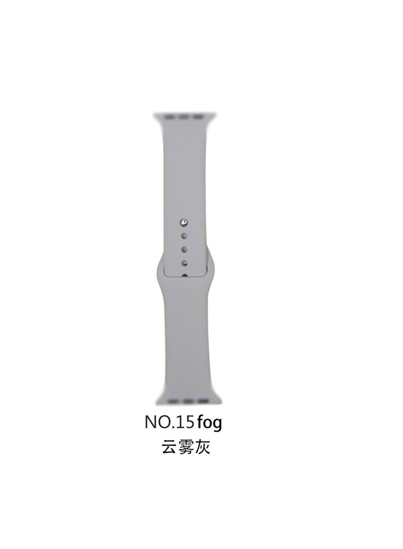 Apple Watch Band 45mm Soft Silicone Sport Band Replacement Wrist Strap Compatible for iWatch Apple Watch Series 7 (45mm) - Image 2