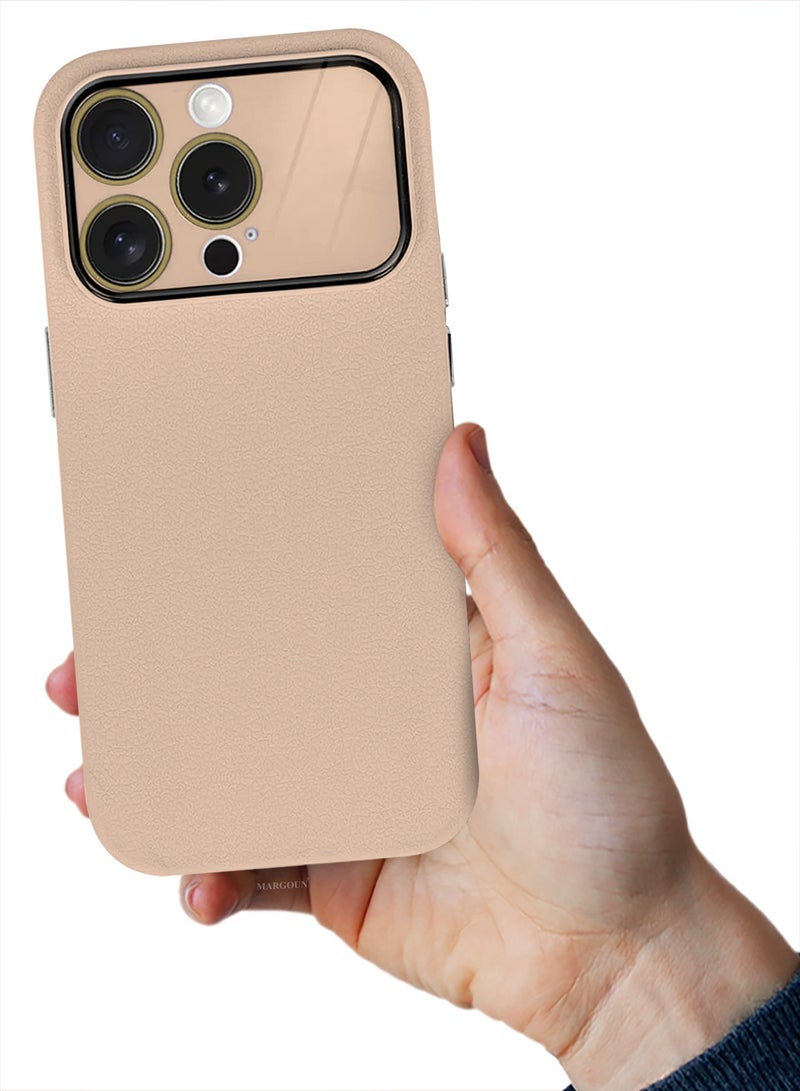 CATANES Hard Silicone Case Cover for Apple iPhone 12 Pro - Cover with Camera Protection Bumper - Auto Focus Design - Sand Pink - Image 5